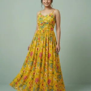 Marigold Garden Flowy Maxi