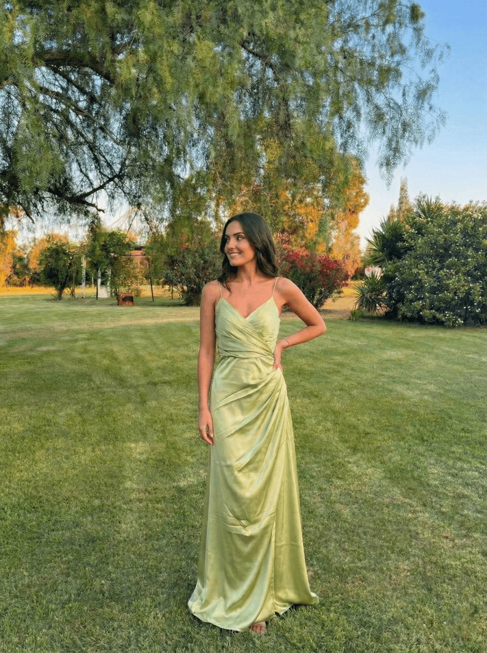 satin mint green dress Elegant Wrap for Women – Party & Evening Maxi zara green satin dress